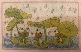 躲雨的青蛙