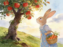 一棵孤单的苹果树