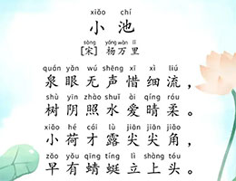 小池（泉眼无声惜细流）